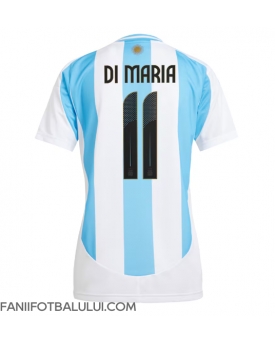 Argentina Angel Di Maria #11 Echipament de Fotbal Replică Copa America 2024 Femei Acasa